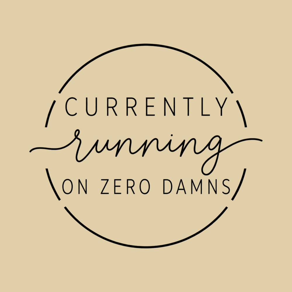 Currently Running On Zero Damns Snarky Shirt Sarcastic Quote Tee
