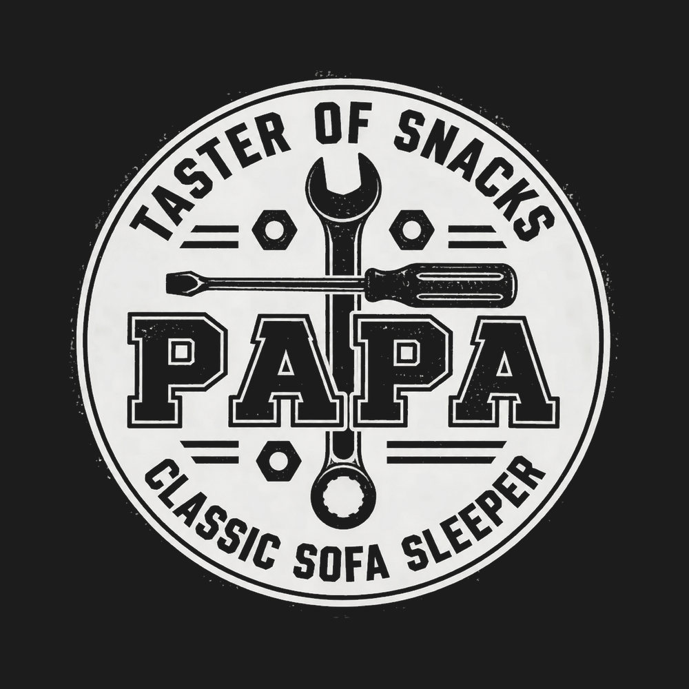 Taster Of Snacks Papa Badge Funny Papa Shirt Gift For Grandpa