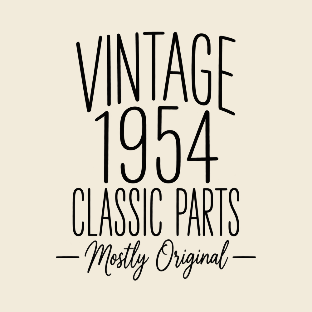 Vintage 1954 Classic Parts 70th Birthday Shirt Graphic T-Shirt