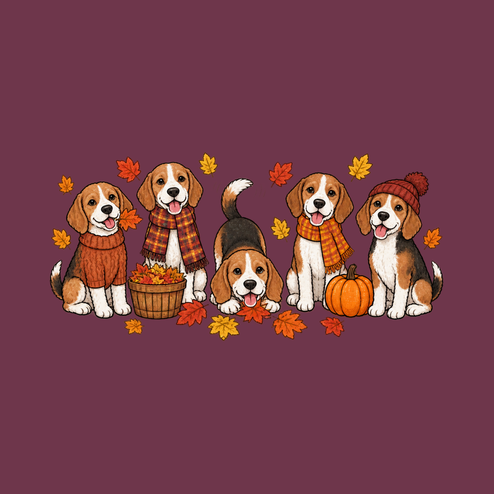 Cute Beagles Fall Activities Beagle Shirt - Fall Dog Lover Gift