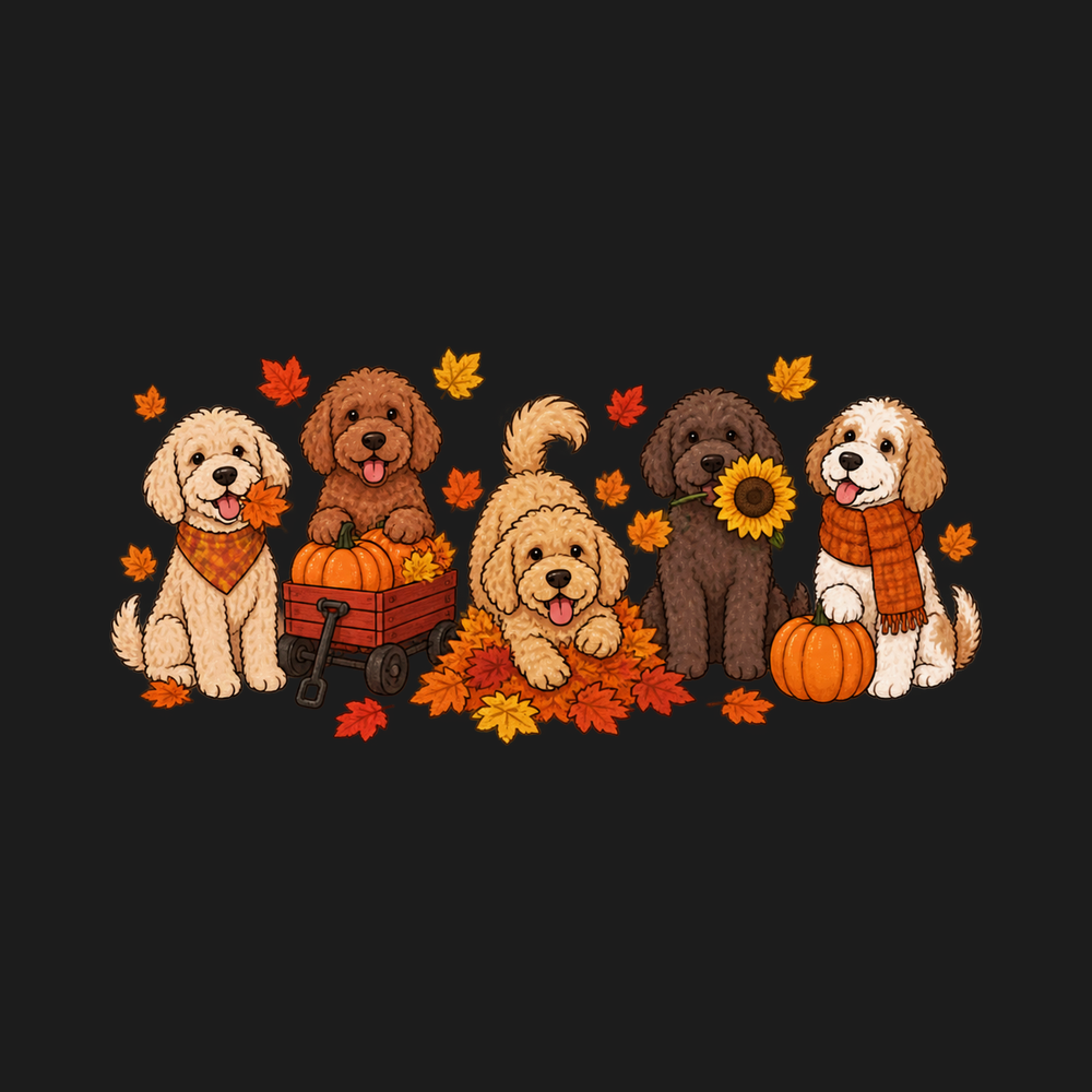 Cavapoo Fall Activities Shirt - Cute Cavapoo Mom Gift Dog Tee